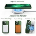 thumbnail image 6 of Designed for iPhone 13 Pro Case, [Support Magsafe] Soft Silicone Slim Anti-Scratch Case for iPhone 13 Pro 6.1 inch, Green, 6 of 12