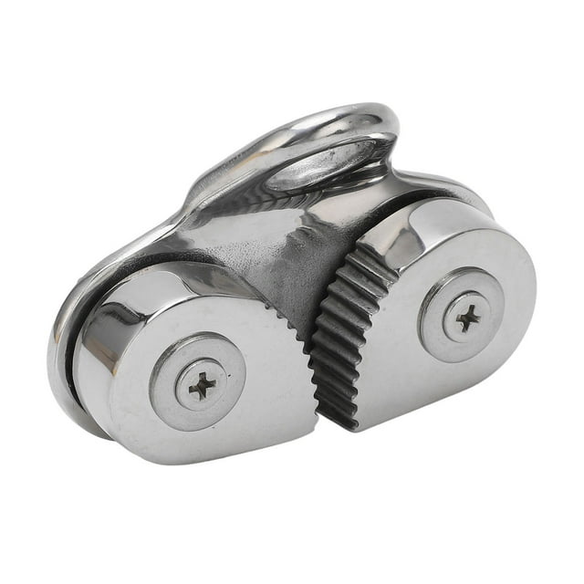 Cam Cleat, Flared Entry 3 To 15mm Rope Cam Cleat Leading Ring Stainless Steel For Sailing
