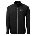 thumbnail image 2 of Men's Cutter & Buck Black Northwestern Wildcats Big & Tall Adapt Eco Knit Hybrid Recycled Full-Zip Jacket, 2 of 3