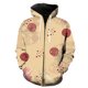 thumbnail image 1 of Sudadera con capucha y cremallera para hombre, diseño abstracto de hojas de plantas, estilo urbano, de manga larga, extragrande, unisex, con estampado 3D de hip hop, divertida, 1 of 6