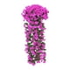 thumbnail image 2 of Flores colgantes de imitación de violetas, orquídeas artificiales decorativas, violetas de seda de imitación, decoración para el hogar y el jardín, ramo grande, fácil de colgar, flores, 2 of 9