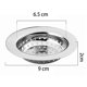 thumbnail image 5 of Paquete de 2 filtros de colador para fregadero de cocina, recogedor de alimentos, drenaje de suelo, dispositivo de cubierta de jaula de elevación de alcantarillado para la mayoría de los desagües de fregadero, acero inoxidable sin óxido, 5 of 8