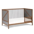 thumbnail image 5 of Suite Bebe Pixie Zen 3-in-1 Convertible Baby Wooden Crib With Round Spindles, in Walnut/Charcoal, 5 of 5