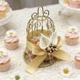 thumbnail image 4 of Snack Box Container European Style Gold Birdcage Iron Candy Box for Wedding, Storage, 4 of 7