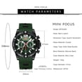 thumbnail image 6 of Men Watches Unique Casual Wrist Watches (Chronograph/Waterproof/Luminous/Calendar/24 Hours) Silicon Band Fashion Watches for Men, 6 of 6