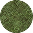 thumbnail image 1 of Ahgly Company Indoor Round Patterned Milk Chocolate Brown Area Rugs, 4' Round, 1 of 6