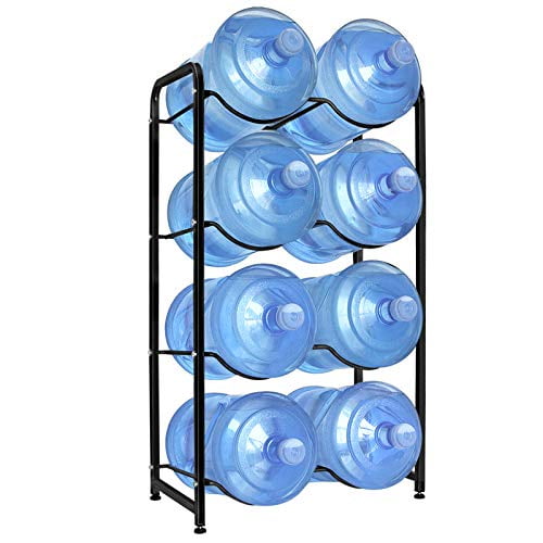 3 Tier Water Cooler Jug Rack Detachable Bottle Storage Holder Standing Shelves 
