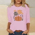 thumbnail image 2 of FDGIU Halloween Shirts for Women Women's Fashion Tees Casual Crewneck 3/4 Sleeve Loose T Shirt Ladies Blouses Shirts Spooky Season Graphic, 2 of 4
