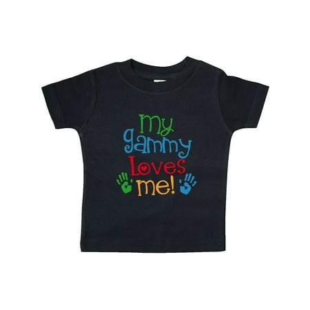 

Inktastic My Gammy Loves Me Gift Gift Baby Boy or Baby Girl T-Shirt