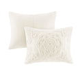 thumbnail image 2 of Premium Tufted Cotton Chenille Bedding Sets OffWhite King/Cal King Elegant Boho Design for All Seasons, 2 of 9