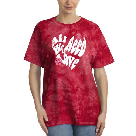 All We Need Is To Love Tie Dye Crystal Women -Image by Shutterstock, Female Medium