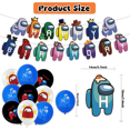 thumbnail image 3 of 44Pcs For Among us Party Decoration Kit – Includes Banner, 18 Balloons,25 Cupcake Toppers for Themed Celebrations, 3 of 4