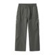 thumbnail image 5 of Ceisia Men's Gift Loose Straight-leg Minimalist Cargo Pants Mid-Rise Elastic Waist Snap Button Patchwork Stitching Pants, 5 of 8