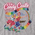 thumbnail image 2 of Candy Land to The Candy Castle Women's T Shirt, Athletic Heather, Large, 2 of 6