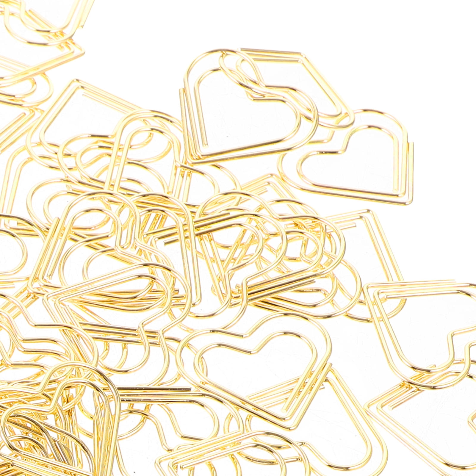 unbranded 400 pcs  Paper Clips Heart Shaped Paper Clips File Document Paper Clips Office Small Paperclips