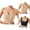 Beige, variant on Sports Bras for Women Front Closure Push Up Shaping Bra Exercise Running Yoga Gym Athletic Bralettes Workout Bra