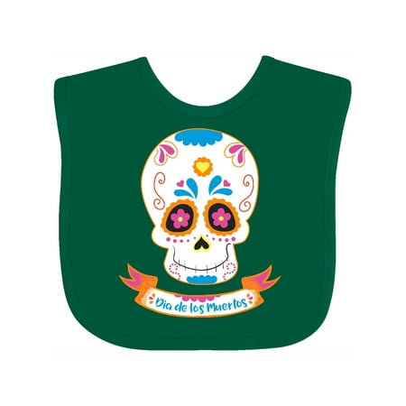 

Inktastic Day Of The Dead Skull Gift Baby Boy or Baby Girl Bib