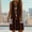Brown, variant on Gspmoly Women Dress, Fashion Women Striped Dress with Pockets Casual Pullover Sleeveless Dress Cocktail Dress up to 60% Off