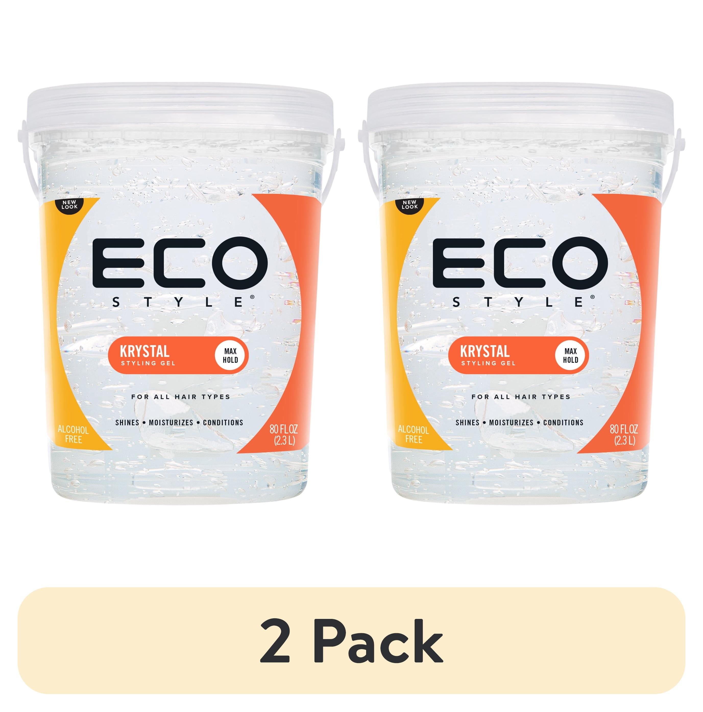 2 pack) Eco Style Krystal Styling Gel 80 fl oz - Walmart.com