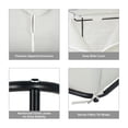 thumbnail image 6 of Mainstays 1-Tier Portable Zippered Closet Storage Organizer for Clothes, 36", Grey Pumice, Bedroom, 6 of 13