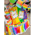thumbnail image 3 of Rainbow Party Fringe Table Skirt - Party Supplies - 1 Piece, 3 of 3