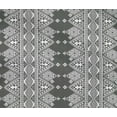 thumbnail image 4 of oneOone Cotton Flex Gray Fabric Geometric Ethnic Craft Projects Decor Fabric Printed By The Yard 40 Inch Wide, 4 of 4