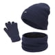thumbnail image 2 of Conjunto de guantes y de gorro Unisex, do invierno, grueso, térmico, suave, de para , esquiar, clima frío, ciclismo, - Macarena Gorro Bufanda Guantes, 2 of 8