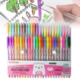 thumbnail image 2 of YEESHU Glitter Gel Pens Set, 48 Colors Sparkle Gel Marker for Adult Coloring Books, Shimmer Pen for Journaling Crafting Doodling Drawing Art Supply Use, 2 of 8