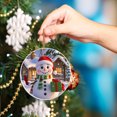 thumbnail image 4 of Mecorevxz Christmas Decorations Cute Snowman Acrylic Hanging Ornaments Suitable for Christmas Tree Decorations,Christmas Gifts,3.15Inch, 4 of 5