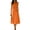 Orange 03, variant on Karymi Overalls for Women 2 Piece Office Business Outfit Set, Crew Neck Sleeveless Crop Tank Top High Waist Flared A Line Midi Skirt with Side Pockets Two Piece Sets for Women