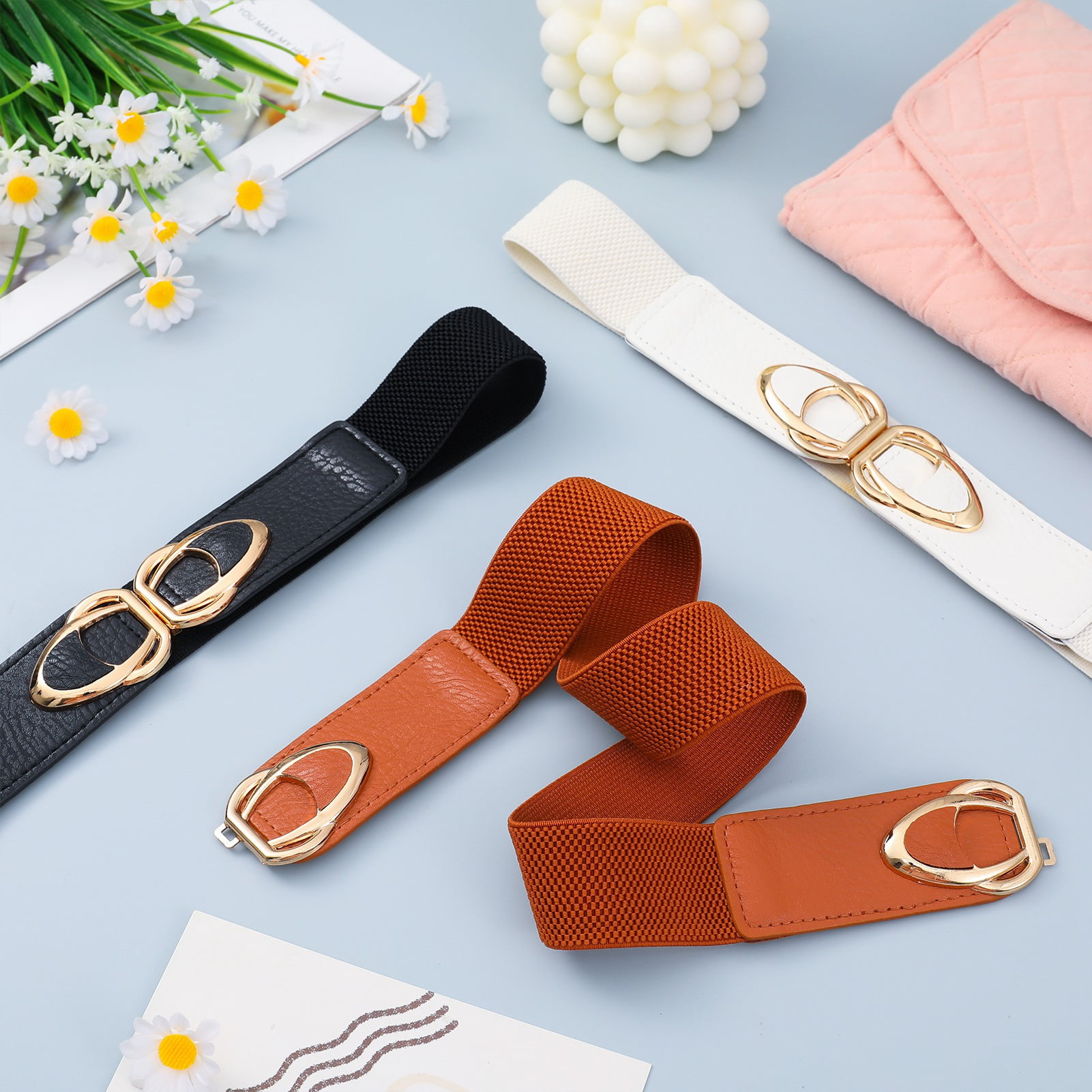 HEQUSIGNS 3 Pcs Women Wide Elastic Waist Belt, Honduras | Ubuy