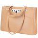 thumbnail image 1 of Bolsa para portátil LOVEVOOK de cuero impermeable de 15.6 pulgadas para mujer, 1 of 7