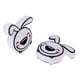 thumbnail image 4 of 2 amortiguadores de vibraciones para raquetas de tenis deportivas de silicona premium. conejo blanco, 4 of 6