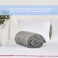 thumbnail image 4 of Irvine Home Collection Bamboo Weighted Blanket, 60x80 Full/Queen/King Size 15lbs, 7 Layer Design, 100% Natural Bamboo Cotton with Premium Glass Beads, Breathable and Cooling Bamboo, 4 of 7