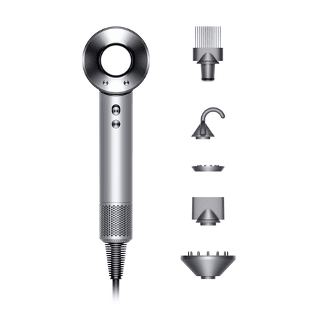 Restored Premium Dyson Supersonic™ Hair Dryer | White/Silver (Refurbished)
