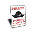 thumbnail image 3 of Pirate Parking Novelty Sign, Metal Wall Decor - 10x14 inches, 3 of 4