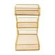 thumbnail image 4 of Cesta de frutas de 3 niveles para encimera de cocina, soporte de hierro para frutas, canasta de alambre para bocadillos, cebollas y frutas Oro, 4 of 8