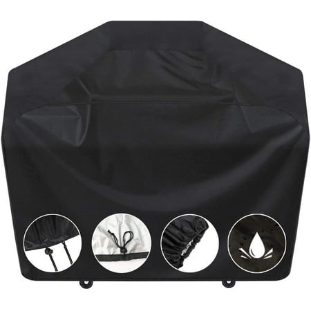 TekDeals 67'' Universal Large BBQ Gas Grill Cover Waterproof Weather Resistant, UV and Fade Resistant for Weber Char-Broil Nexgrill Brinkmann Grills and More