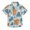Highland Cow and Mountains, variant on Dailycode Small Short Sleeve Button Down Shirts Hand Drawn Swirl Doodle Casual Shirt 3-10 Years