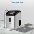 Compact Nugget Ice Maker, 33 lbs/Day Countertop Ice Maker with Soft
