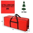 thumbnail image 2 of Bolsa de Almacenamiento para Árbol de Navidad HOMEST para Árboles de 2,7 metros con Ruedas, 2 of 6
