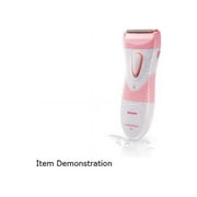 Philips SatinShave Essential Womens Wet and Dry Leg Electric Shaver, Pink (HP6306)