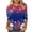 Red, variant on Plus Size USA Shirts for Women America Patriotic Shirt Casual Short Sleeve 4th of July Tee Tops,XXXL,Navy