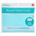 thumbnail image 5 of GRIND- Round Disposable Plastic Table Cover Waterproof Party Tableware Event Decor 6 Pc, 5 of 6