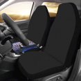 thumbnail image 2 of ABPHQTO Juego de 2 fundas de asiento de coche elegante hermoso pavo real Universal Auto asientos delanteros Protector apto para coche, SUV sedán, camión, 2 of 3