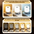 thumbnail image 6 of Rechargeable LED Desk Lamp Touch Control 3 Color Modes Dimmable Eye Care Table Lamp Bedside Night Light USB Powered Portable For Bedroom Study Office Reading 10 Brightness Levels Stepless Dimming, 6 of 6