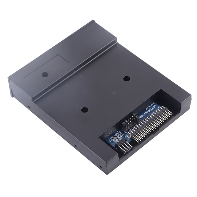 UNIDAD DE DESQUITE USB, Simulació de Emulador de 1,44 MB, 1000 Partiones para Órgano de Ordenador, Carcasa ABS, Codificación MFM de Transferencia de Datos Negra