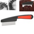 thumbnail image 3 of Stainless Steel Comb, Head Nit Removal Hair Comb, Fine Tooth Comb, Professional Head Nit Comb, Effectively Get Rid of Hair Nits, Comb, 3 of 5