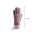 thumbnail image 3 of Jumpingount Guantes de invierno para mantener el calor Estilo simple Hermosa pantalla táctil Guante de mujer Accesorio de ropa Calentadores de Type3 NO3, 3 of 6