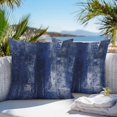 thumbnail image 4 of Outdoor Pillow Cover Navy Blue Paint Set of 2 Waterproof Throw Pillowcases Abstract Art Graffiti Decorative Patio Furniture Pillows for Couch Garden Indoor & Outdoor Use, 4 of 9